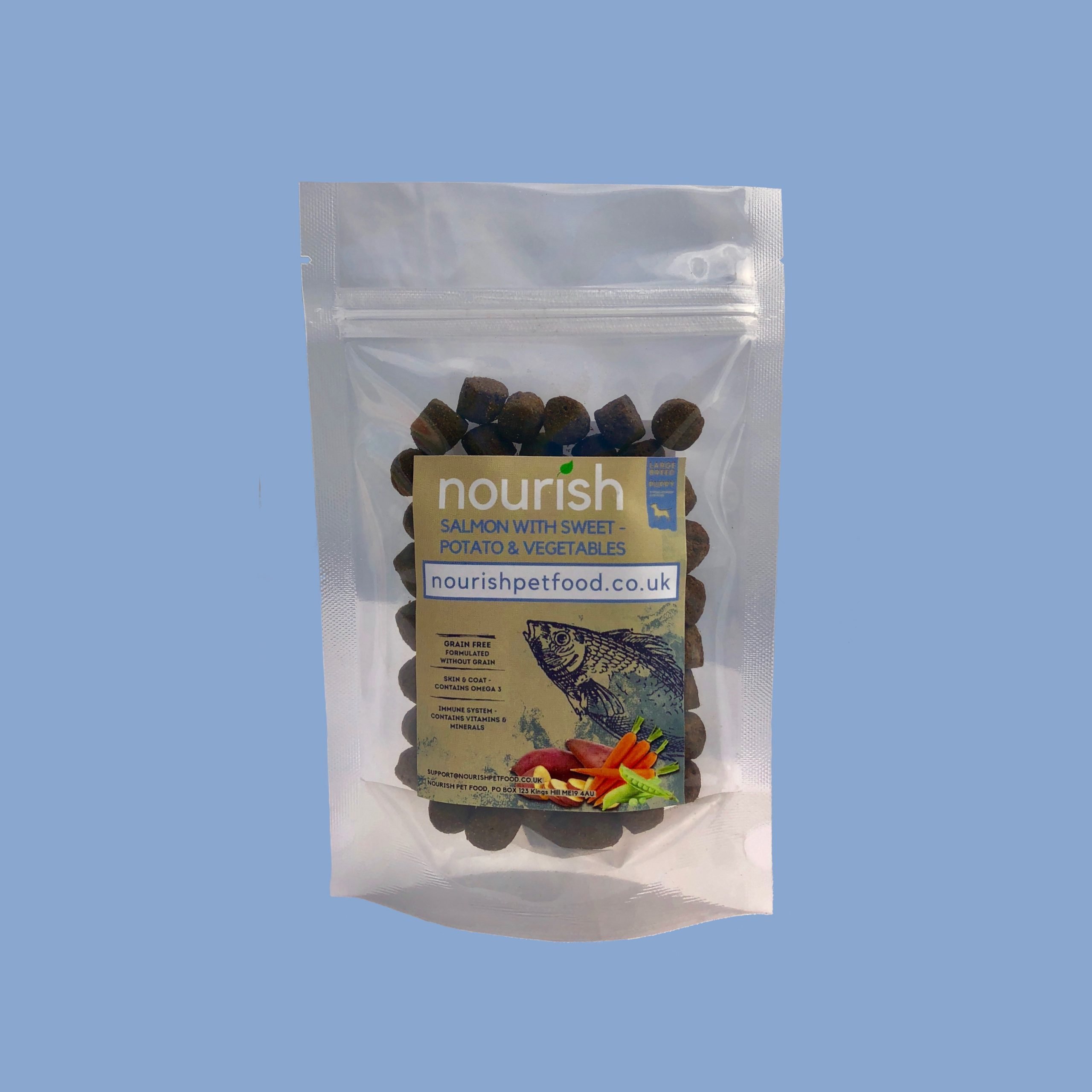 wainwrights salmon and potato 15kg