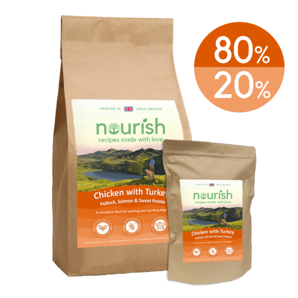 80/20 Grain Free Chicken with Turkey, Pollock, Salmon & Sweet Potato Dry Dog Food