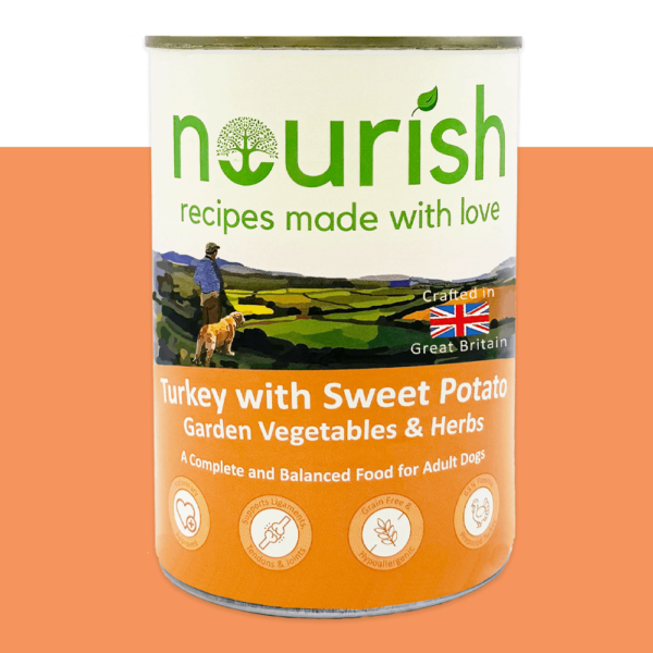 Grain Free Turkey with Sweet Potato, Garden Vegetables & Herbs Pâté Wet Dog Food
